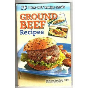 Ground Beef Recipes 76 Tear Out Recipe Cards Paperback Cookbook 2008